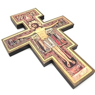 Crucifixo Cruz de São Damião para Parede - 19 cm | Decoração Religiosa Contemporânea - imagem 2