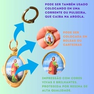 Medalha São Judas Tadeu Chapa Resinada 12 unidades - imagem 3