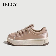 Sapatos IELGY Prata Rosa 2025: Sola Grossa e Estilo Casual Feminino - imagem 1