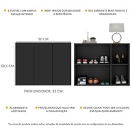 Sapateira 3 Portas Nina: Organize Seus Sapatos! - imagem 2