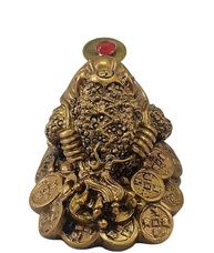 Sapo da Fortuna JIAD1117 - Amuleto de Prosperidade Chinês com Moedas para Sorte e Riqueza - imagem 5