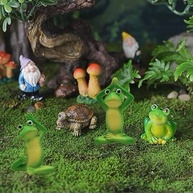 3 Estatuetas de Sapo de Ioga em Resina - Decoração Meditativa para Mesa, Jardim e Ambientes Internos e Externos - imagem 5