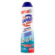 Sapólio Radium Cremoso Cloro 450ml – Limpeza Pesada com 12 Unidades - imagem 1