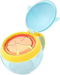 Porta-Snack Zoo Tubarão Skip Hop Azul - Prático e Divertido para Lanches Saudáveis - imagem 4