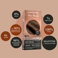 Tintura Alta Moda Sem Amônia 1.0 Preto: Cor Intensa e Saudável - imagem 2