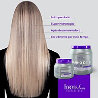 Máscara Banho de Pérola Forever Liss 1kg – Loiro Perolado e Saudável - imagem 2