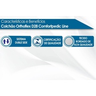 Colchão Solteiro D28 Orthoflex: Conforto e Saúde! - imagem 2