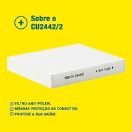 Filtro de Cabine MANN-FILTER CU2442/2: Ar Puro e Saúde para seu GM Onix, Prisma, Tracker e Cruze - imagem 4