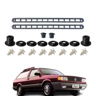Kit Restauro Presilha Ombreira para Gol Voyage Parati Saveiro GL GLS GTS GTi 87 a 94 Cinza - imagem 1