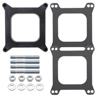 Espaçador Carburador Fenólico Aberto 1" 4BBL - Holley, Chevy, Ford 350 SBC BBC - imagem 2