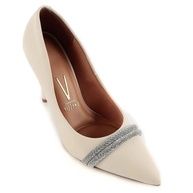 Scarpin Vizzano Strass: Elegância em Branco Off - imagem 1