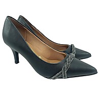 Scarpin Vizzano Strass: Elegância em Preto - imagem 1