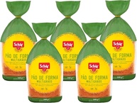 Kit 5 Pão de Forma Multigrãos Sem Glúten Vegan Schar 200g - imagem 1