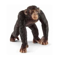 Schleich Estatueta de Chimpanzé Masculino - Detalhes Realistas e Educativos - imagem 2
