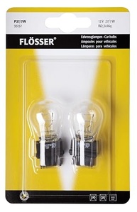 Lâmpada Flosser Incandescente 3157 T25 27/7W: Sinalização e Freio para Motos e Scooters (2 Unidades) - imagem 2