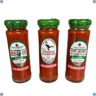Kit Pimentas Mais Fortes Do Mundo Carolina Reaper Trinidad Scorpion Bhutjolokia Maceradas 100 Ml - imagem 1