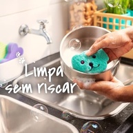 Kit com 3 Esponjas Não Risca para Pets Scotch-Brite - Limpeza Segura e Eficiente - imagem 3