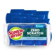Scotch-Brite Zero Scratch - 9 Esponjas de Limpeza Azuis para Cozinha sem Arranhões - imagem 1