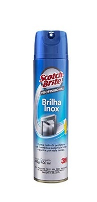 Scotch-Brite Spray Brilha Inox 3M - Limpeza Profissional e Brilho Duradouro 400ml - imagem 2