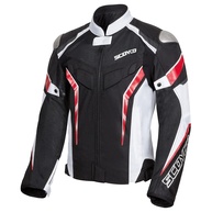 Scoyco Jaqueta de malha para motociclista, jaqueta blindada resistente ao desgaste, respirável, equipamento de proteção para homens, 4 estações - imagem 1