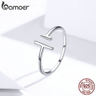 Anel Bamoer Prata 925 Linhas Paralelas SCR555 - imagem 2