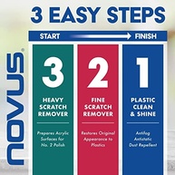 NOVUS 2 Plastic Fine Scratch Remover: Restaure o Brilho do Plástico em Minutos! - imagem 5