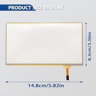 Digitalizador de Tela Touch Screen GNXFixt 6.1" 4 Pinos para Rádios de Navegação Toyota (4Runner, Camry, Yaris, Highlander) - Substitui LQ061Y5DG03 - imagem 4