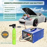 Compressor de Ar PCP 4500PSI 12V/110V - Portátil e Potente para Paintball e Scuba - imagem 4