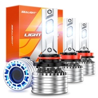 SEALIGHT Lâmpadas de Neblina 9005/HB3 H11: Super Brilhantes 88000LM, 6500K Branco Frio - Kit com 4 - imagem 1