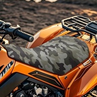 Capa de Assento SEANATIVE Camuflada Militar para Moto e Quadriciclo - Proteção Flexível e Respirável - imagem 5