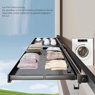 Cremalheira de Secagem Dobrável Invisível - Secador de Roupa Portátil com Design Moderno para Espaços Pequenos - imagem 5