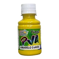 Tinta PVA 100ml True Colors - Amarelo Saara 7130 | Acabamento Vibrante e Secagem Rápida - imagem 1