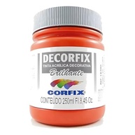 Tinta Decorfix Brilhante 437 Vermelho Escarlate 250ml - Secagem Rápida e Alta Cobertura - imagem 2