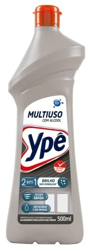 Ypê Limpador Multiuso com Álcool 500ml - Brilho sem Embaçar e Secagem Rápida - imagem 2