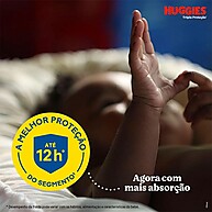 Huggies Tripla Proteção M: 92 Fraldas para Noites Secas! - imagem 2