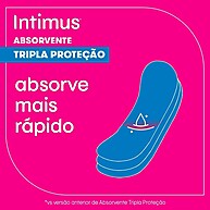 Intimus Tripla Proteção: Absorvente Suave e Seco - imagem 2