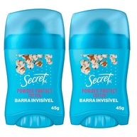 Secret Powder Protect: 2 Antitranspirantes Algodão 45g - imagem 1