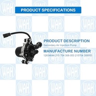 Bomba de Ar Secundária 12634644 para Buick LaCrosse/Regal e Chevrolet Equinox/GMC Terrain 2.4L - imagem 3