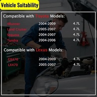 Válvula Injeção Ar Secundário 911-644 para Toyota 4Runner, Sequoia, Tundra e Lexus GX470, LX470 (4.7L 2004-2009) - imagem 3
