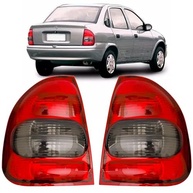 Lanterna Traseira Corsa Sedan e Classic 2000-2010 Fumê - Kit Completo - imagem 2