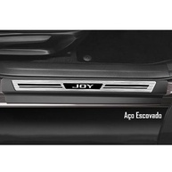 Jogo de Soleiras Elegance Onix Joy Hatch e Sedan 2013-2021 (Vinil Preto) - imagem 3