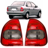 Lanterna Traseira Corsa Sedan e Classic 2000-2010 Fumê - Kit Completo - imagem 1