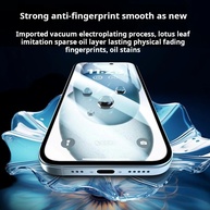 Película Fosca Apple 14Pro: Antifingerprint e Toque Sedoso - imagem 3
