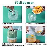 Mini Moedor Elétrico: Pique Alimentos em Segundos! - imagem 1
