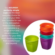 Conjunto de Copos Coloridos Vital Baby Nourish - 5 Unidades para Transição Segura - imagem 5
