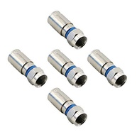 PASOW Conector Coaxial RG6 F: Conexão Segura e de Alta Performance para sua TV e Cabo (Pacote com 5) - imagem 2
