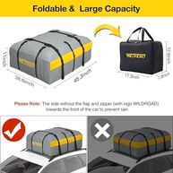 Wildroad Bolsa Teto Carro 21 Pés Cúbicos: Viagem Confortável e Segura! - imagem 3