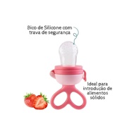 Porta Frutinha Rosa Buba: Alimentação Segura! - imagem 2