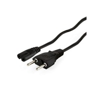 Cabo de Força Bipolar 1.5m Preto 2 Pinos 250V AC 10A - Conexão Segura para Seus Equipamentos - imagem 1