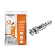 Conector BNC Connect Pro 50 Ohms RG-59 6mm: Conexão Segura e Profissional - imagem 1